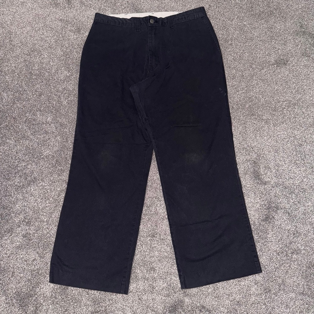 Dickies Men's Black Straight Leg Work Pants Size 36L/36D